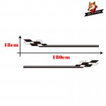 Car Sticker Car Vinyl Side Stripes Skirt Graphics Auto Stickers Decal Gloss Auto Side for Seat Leon Ateca Exeo Altea Arona Mii